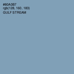 #80A0B7 - Gulf Stream Color Image