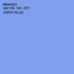 #80A0ED - Jordy Blue Color Image