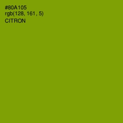 #80A105 - Citron Color Image