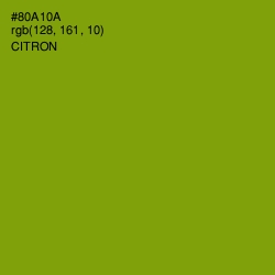 #80A10A - Citron Color Image