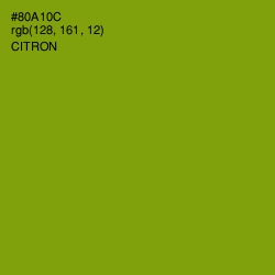 #80A10C - Citron Color Image