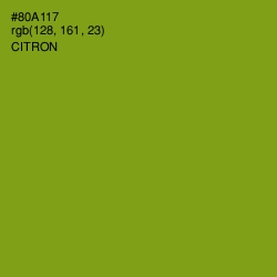#80A117 - Citron Color Image