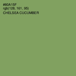 #80A15F - Chelsea Cucumber Color Image