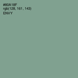 #80A18F - Envy Color Image