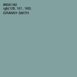 #80A1A0 - Granny Smith Color Image