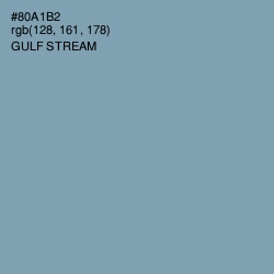 #80A1B2 - Gulf Stream Color Image