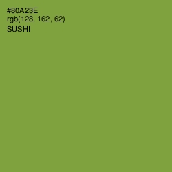 #80A23E - Sushi Color Image