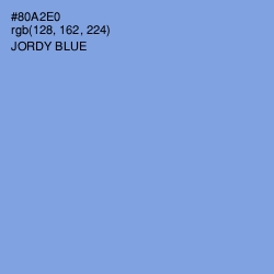 #80A2E0 - Jordy Blue Color Image