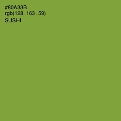 #80A33B - Sushi Color Image