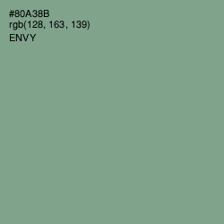 #80A38B - Envy Color Image