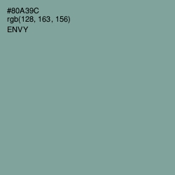 #80A39C - Envy Color Image
