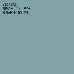 #80A3A5 - Granny Smith Color Image