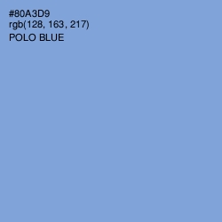 #80A3D9 - Polo Blue Color Image