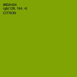 #80A404 - Citron Color Image