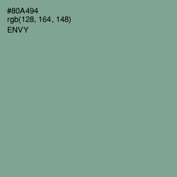 #80A494 - Envy Color Image