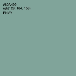 #80A499 - Envy Color Image