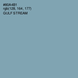 #80A4B1 - Gulf Stream Color Image