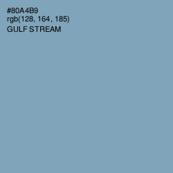 #80A4B9 - Gulf Stream Color Image