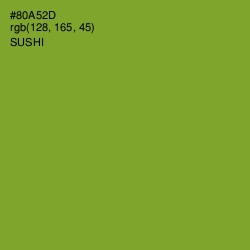 #80A52D - Sushi Color Image