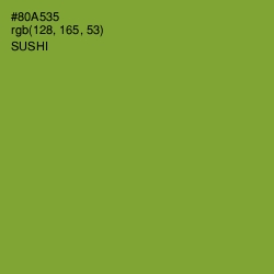 #80A535 - Sushi Color Image