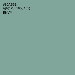 #80A59B - Envy Color Image