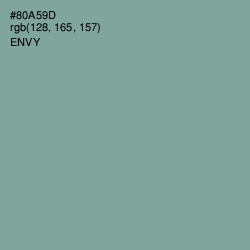 #80A59D - Envy Color Image