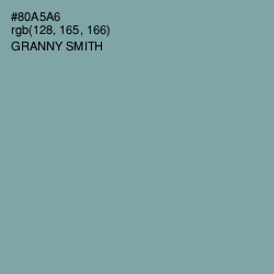 #80A5A6 - Granny Smith Color Image