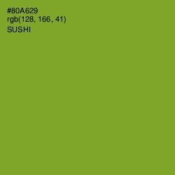 #80A629 - Sushi Color Image