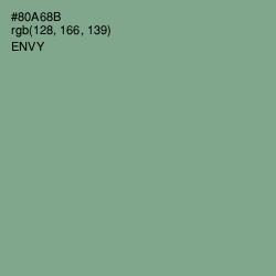 #80A68B - Envy Color Image