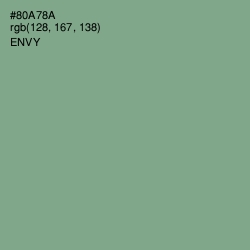#80A78A - Envy Color Image