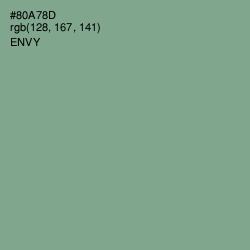 #80A78D - Envy Color Image