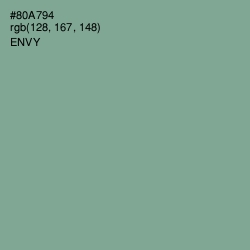 #80A794 - Envy Color Image