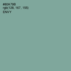 #80A79B - Envy Color Image