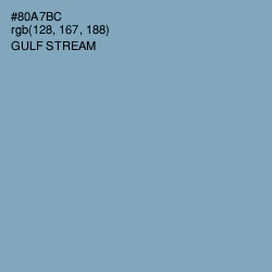 #80A7BC - Gulf Stream Color Image