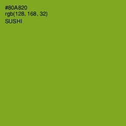 #80A820 - Sushi Color Image