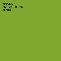 #80A830 - Sushi Color Image