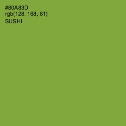 #80A83D - Sushi Color Image