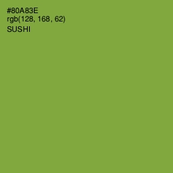 #80A83E - Sushi Color Image