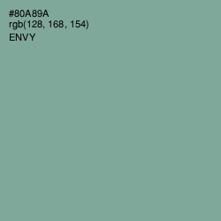 #80A89A - Envy Color Image