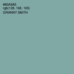 #80A8A5 - Granny Smith Color Image