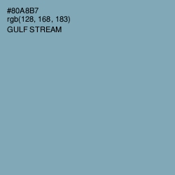 #80A8B7 - Gulf Stream Color Image
