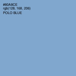 #80A8CE - Polo Blue Color Image