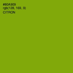 #80A909 - Citron Color Image