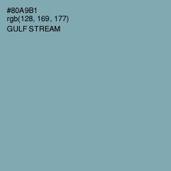 #80A9B1 - Gulf Stream Color Image