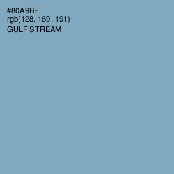 #80A9BF - Gulf Stream Color Image