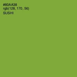 #80AA38 - Sushi Color Image