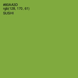 #80AA3D - Sushi Color Image