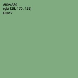 #80AA80 - Envy Color Image