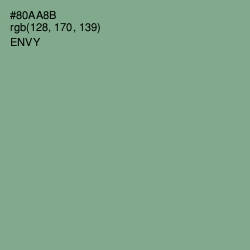 #80AA8B - Envy Color Image