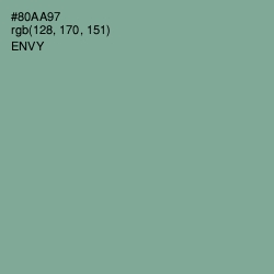 #80AA97 - Envy Color Image